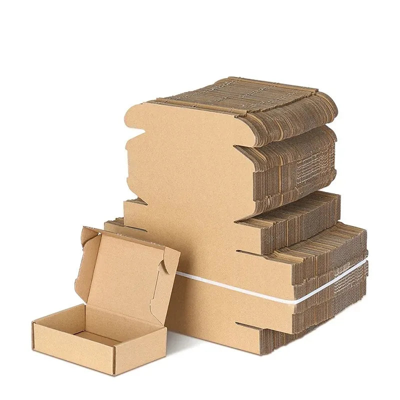 10/30 PCS Extra hard white/brown multi-size brown carton packaging wedding party small gift chocolate candy event gift box