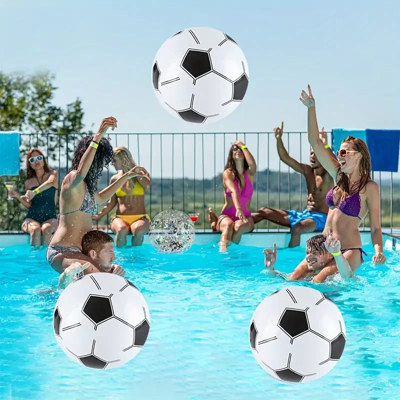 Thickened PVC Inflatable Football, Inflatable Beach Ball, Inflatable Basketball. Water Pool Party Toys