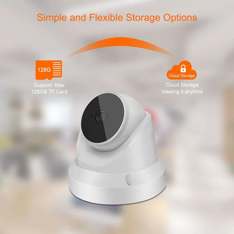 V380 Pro App 3MP WiFi Camera 10x Zoom Smart Home Security Night Vision Indoor Celling Mount CCTV Dome Camera