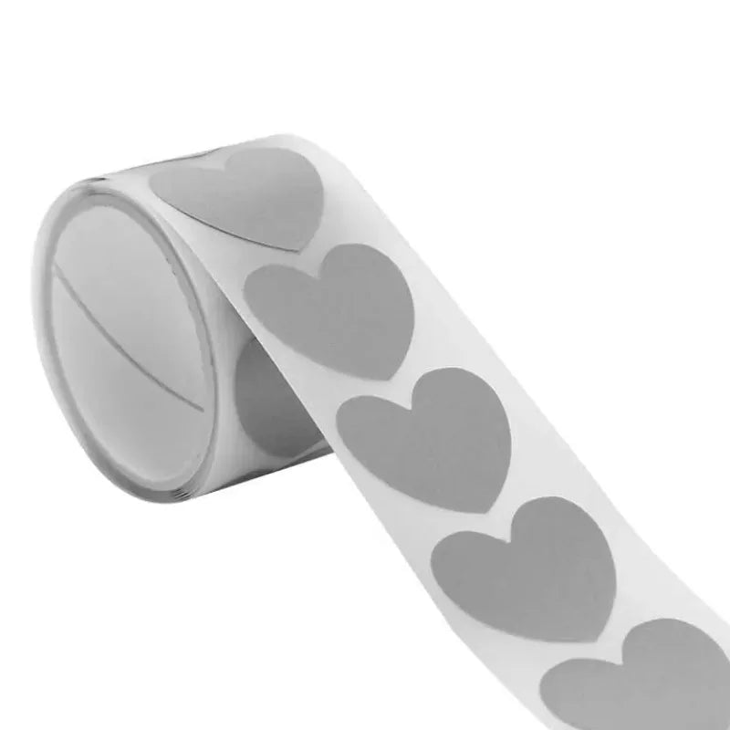 1 Roll 1Mx3cm Heart Star Reflective Tape Sticker for Clothing Iron Bagpack T-shirt Heat Glow in The Dark Reflective Sticker