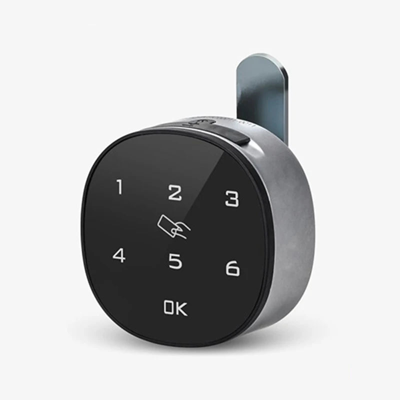 Keyless Touch Keypad Password Digital RFID IC Card Electric Cabinet Drawer Locker Clockwise Unlock