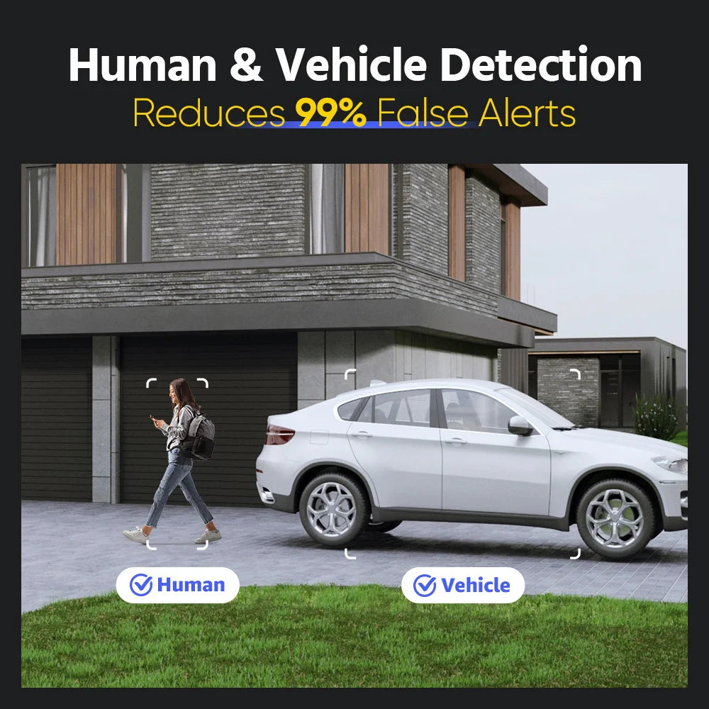 ANNKE 12MP Outdoor Smart Dual Light PoE Security Camera Color IR Night Vision Built-in Microphone IP67 Smart Home H.265+