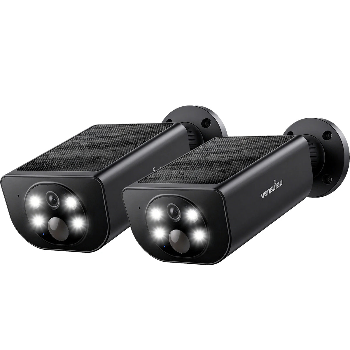 Wansview 2K Solar Security Camera Wireless Outdoor Surveillance with Motion Detection IP65 Waterproof Solar-Powered CCTV for Home Safety 2-Way Audio Color Night Vision